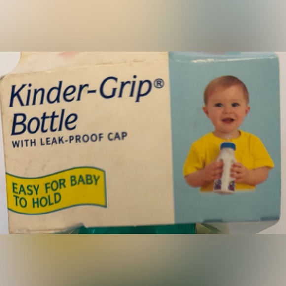 New in package playtex kindergrip bottle with lid vintage 8 oz - Picture 3 of 6